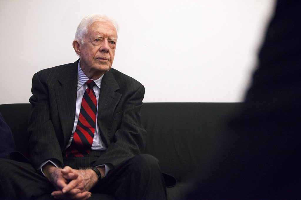 Ex-US-Präsident Jimmy Carter in Bochum 2012, Foto: Mathias Schumacher