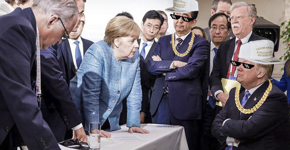 Angela Merkel G7 Meme